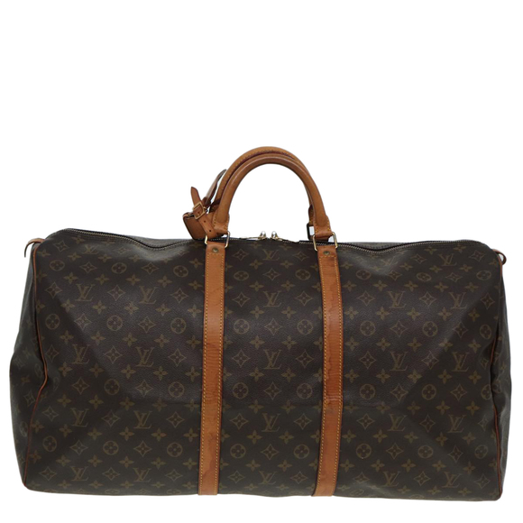 LOUIS VUITTON Monogram Keepall 60 Boston Bag M41422 LV Auth 85460 - Picture 2 of 16